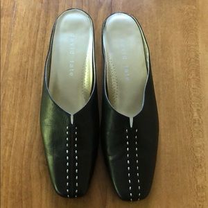 David Tate Slip on stitched size 7 black